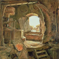 レンブラントの父のミル、1838